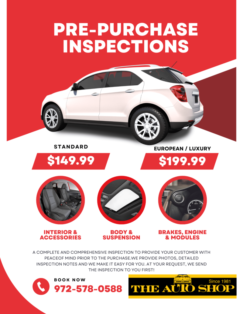 PRE-PURCHASE INSPECTIONS